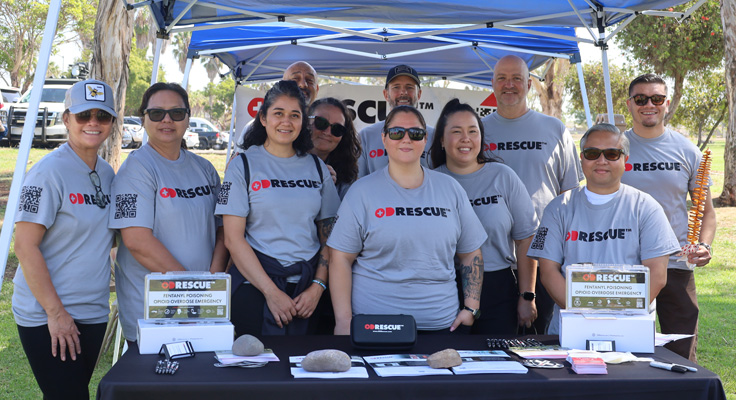ODRescue™ team at the United Against Fentanyl Walk for Lives event