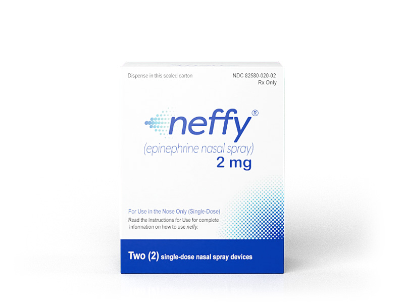 neffy® (epinephrine nasal spray) — needle-free epinephrine for emergency treatment of anaphylaxis